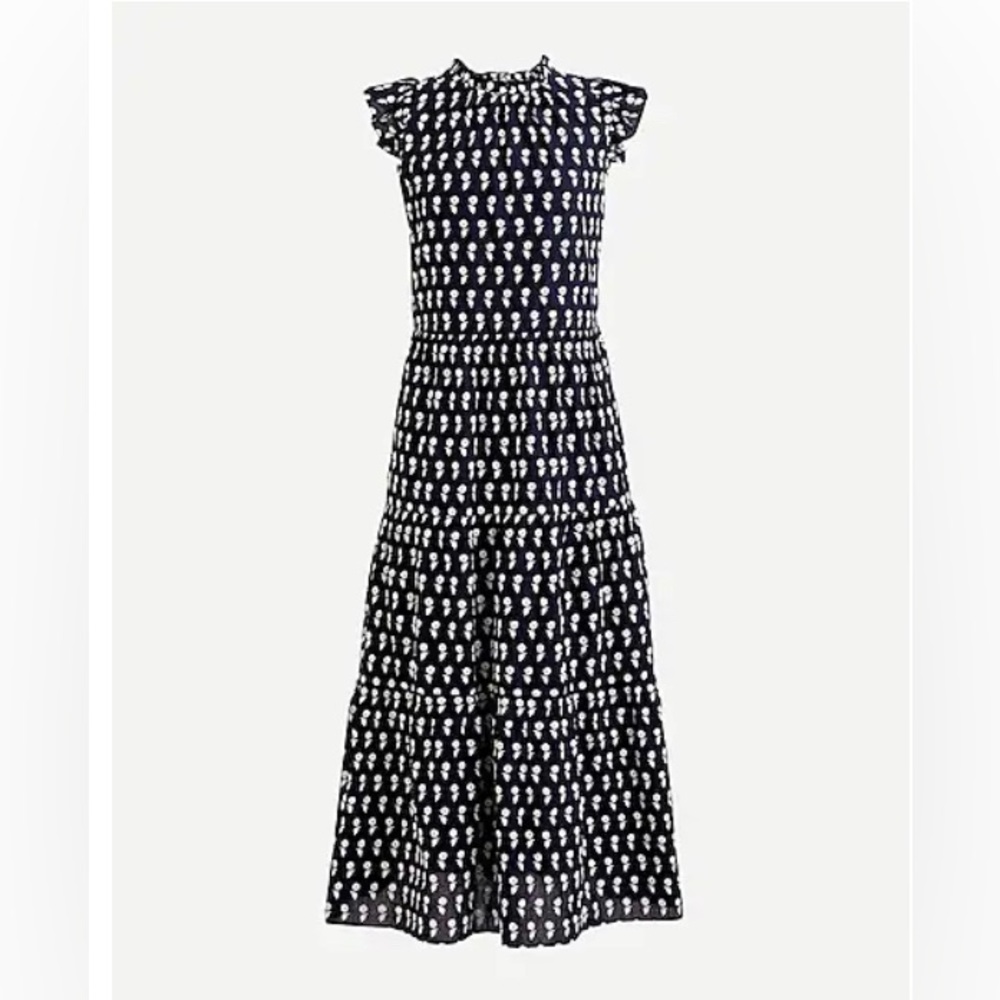 J.Crew dress size medium sleeveless navy cotton